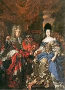 Jan Frans van Douven Double portrait of Johann Wilhelm von der Pfalz and Anna Maria Luisa de' Medici china oil painting artist